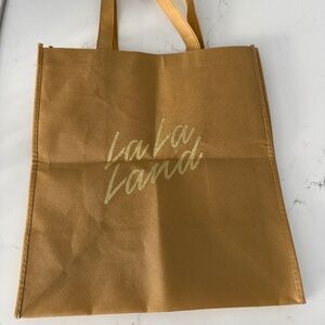 Gold La La Land Cafe 2025 Sold Out Reusable Tote Bag NWT COLLACTIBLE